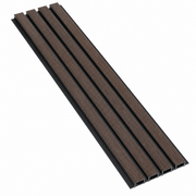 Productafbeelding van Co-Extrusion WPC Gevelbekleding Black & IPE – Moderne Luxe Gevelpanelen 2190 x 280 mm