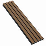 Productafbeelding van Co-Extrusion WPC Gevelbekleding Black & Teak – Luxe Buitenbekleding 2190 x 280 mm