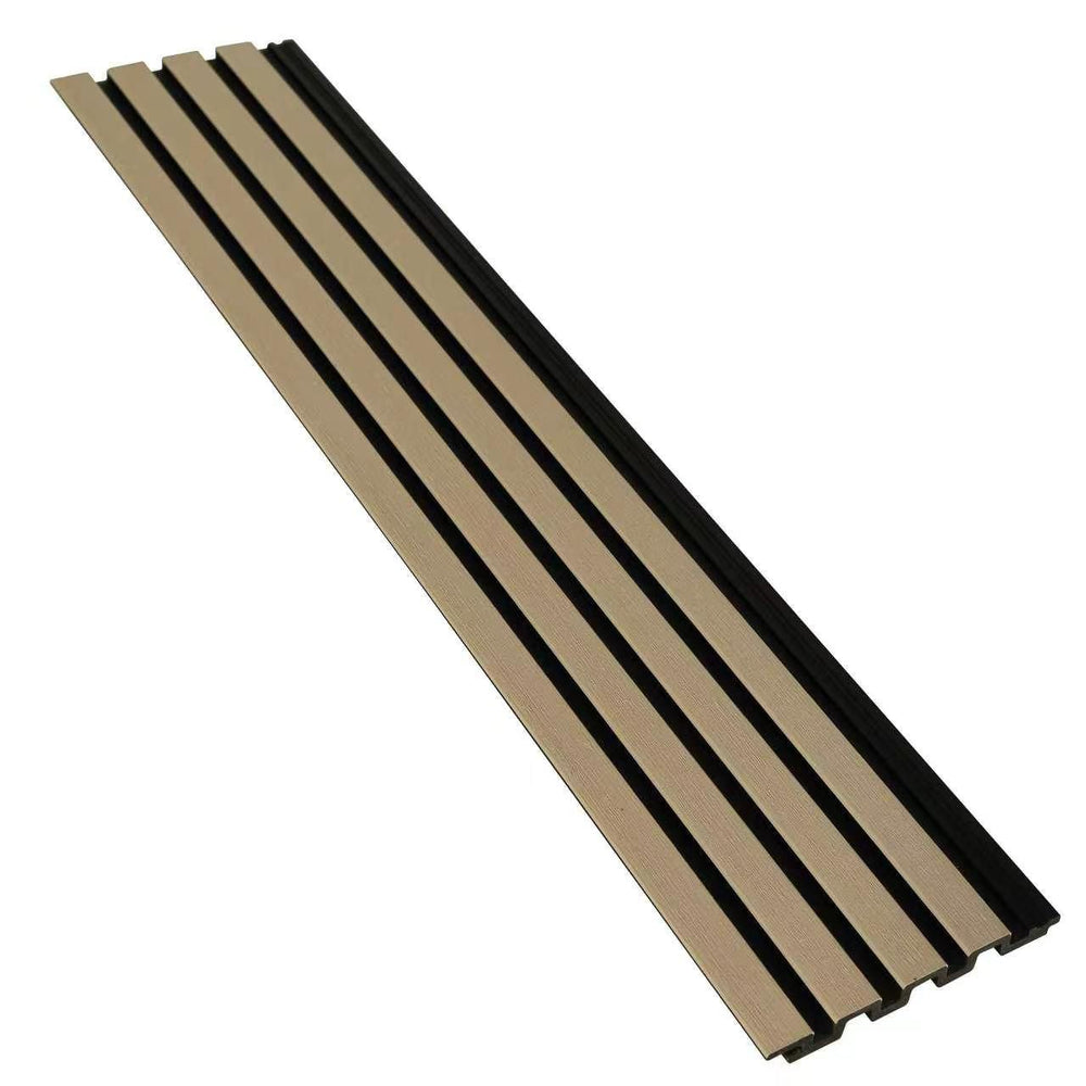 Sample | Co-Extrusion WPC Gevelbekleding Oak + Black 16 mm – Stijlvolle Houtlook Gevelpanelen