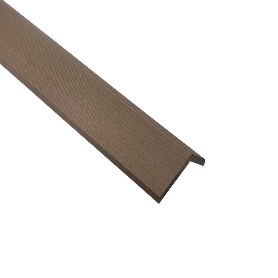 Overzetprofiel Gevelbekleding Composiet Teak  60x40 mm - 2900 mm