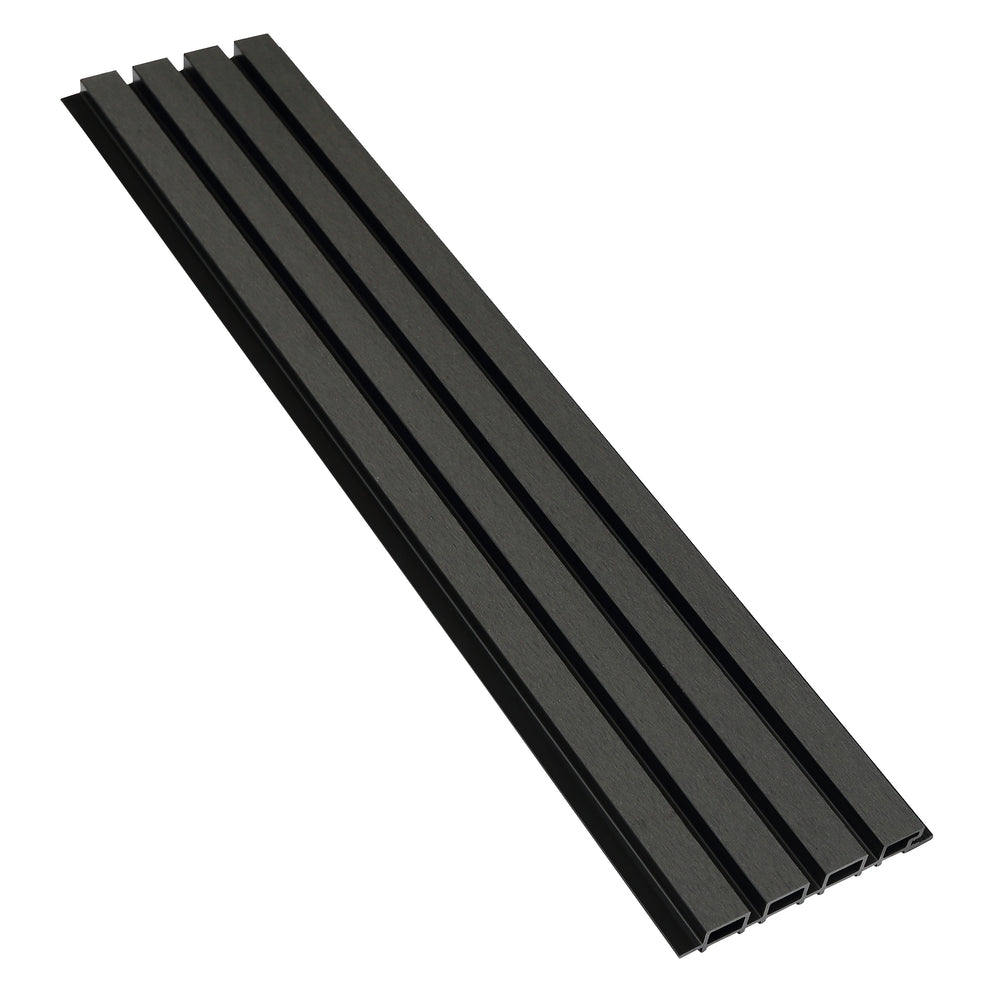 Productafbeelding van WPC Gevelbekleding Zwart – Luxe en Strakke Buitenafwerking 2190 x 260 mm