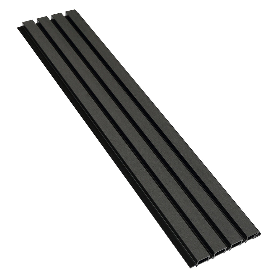Productafbeelding van WPC Gevelbekleding Zwart – Luxe en Strakke Buitenafwerking 2190 x 260 mm