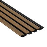 Co-Extrusion WPC Gevelbekleding Teak + Black 2900 x 173 mm x 16 mm