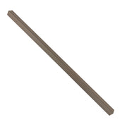 Buitenhoekprofiel Gevelbekleding Composiet Tena Oak 5G 56x49 mm - 2900 mm