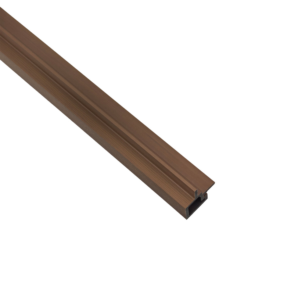 Buitenhoekprofiel Gevelbekleding Composiet Iquito Jatoba 5G 56x49 mm - 2900 mm