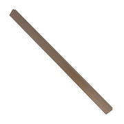 Buitenhoekprofiel  Gevelbekleding Composiet Teak 25  56x49,5 mm - 2900 mm